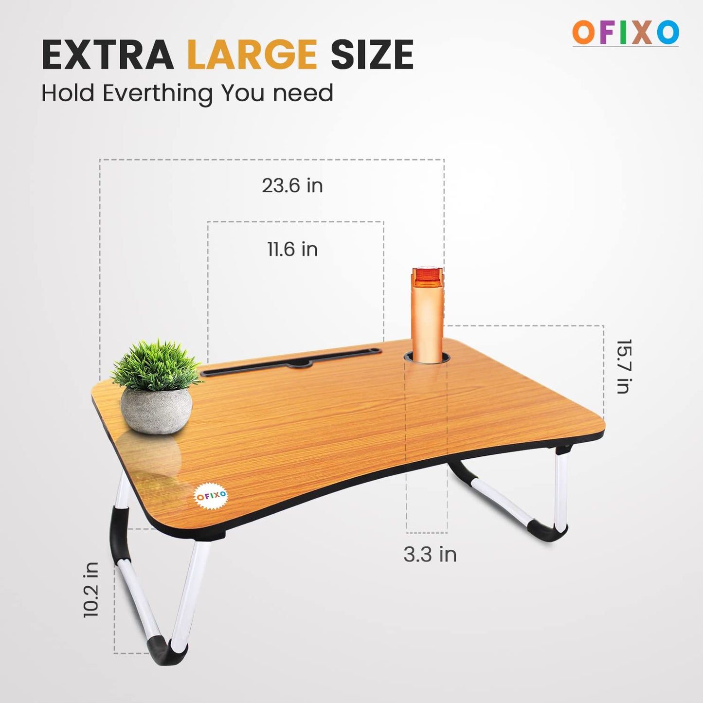 Foldable Wooden Laptop Table